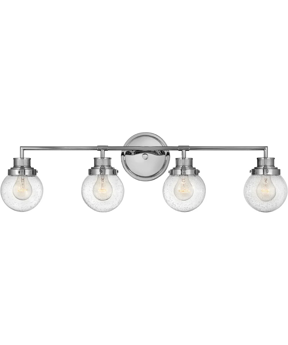 Poppy 4-Light Vanity in Chrome