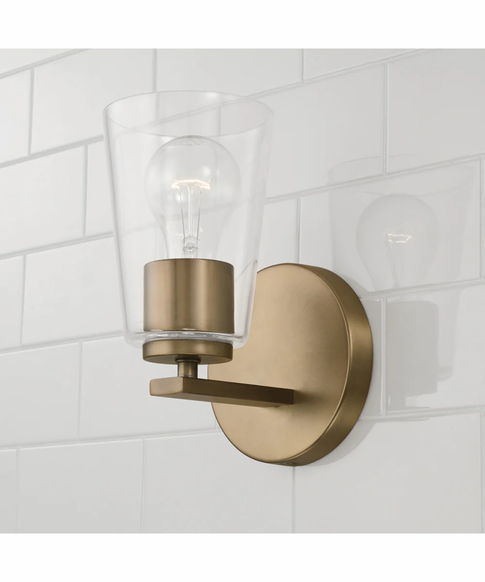 Portman 1-Light Sconce Aged Brass - Image 2
