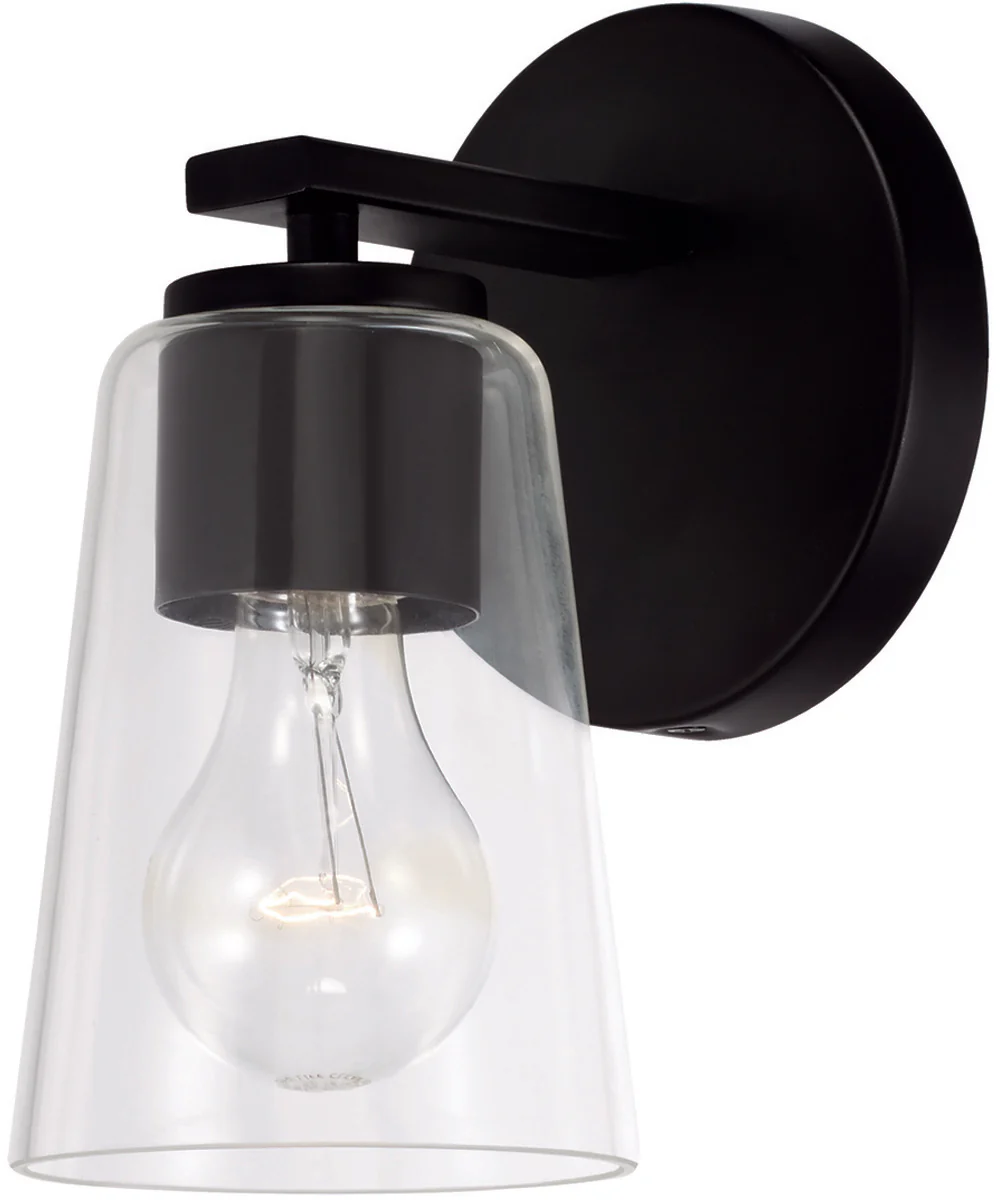 Portman 1-Light Sconce Matte Black