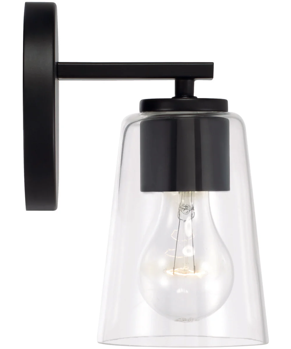 Portman 1-Light Sconce Matte Black - Image 4