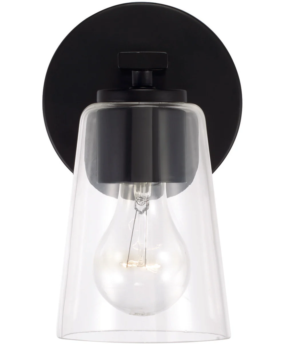 Portman 1-Light Sconce Matte Black - Image 5