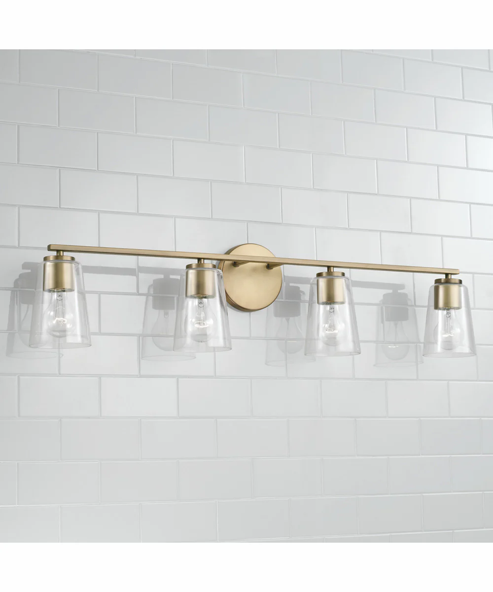 Portman 4-Light Vanity Aged Brass - Image 2