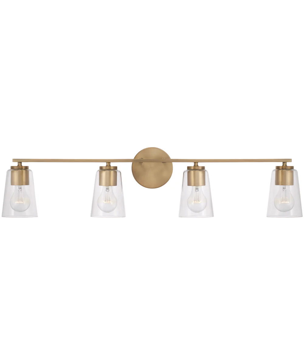 Portman 4-Light Vanity Aged Brass - Image 5