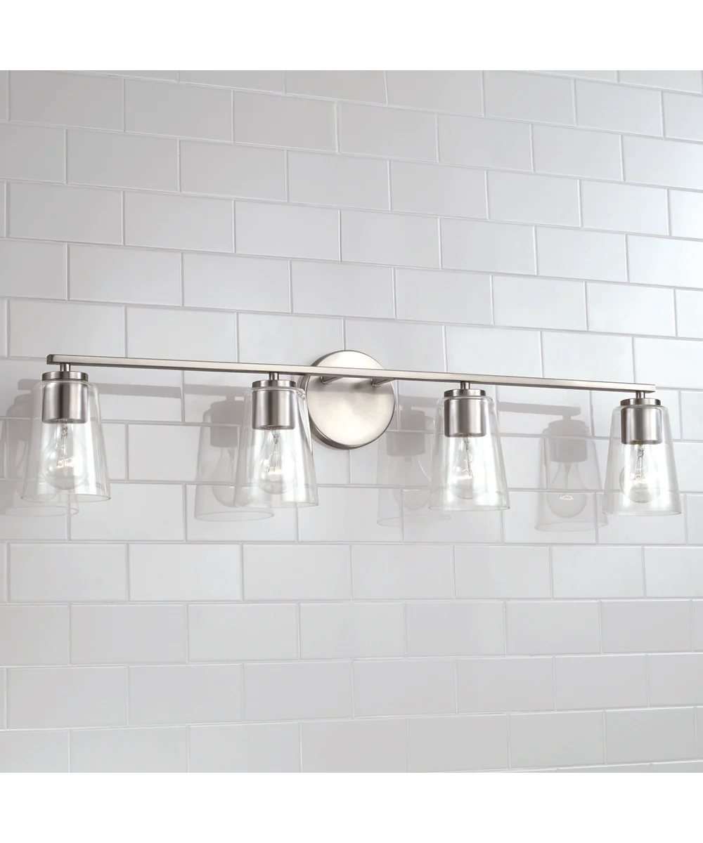 Portman 4-Light Vanity Brushed Nickel - Image 2