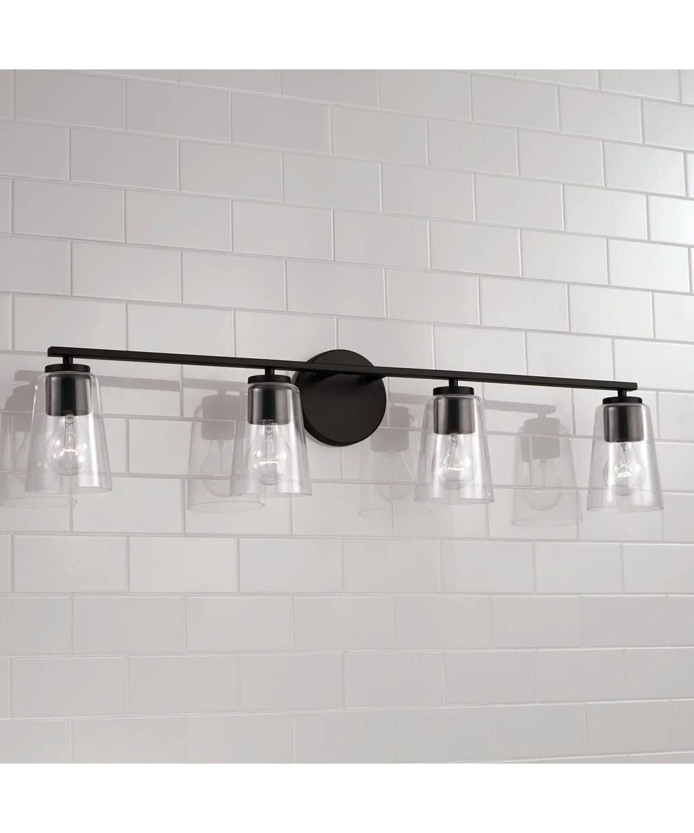 Portman 4-Light Vanity Matte Black - Image 2