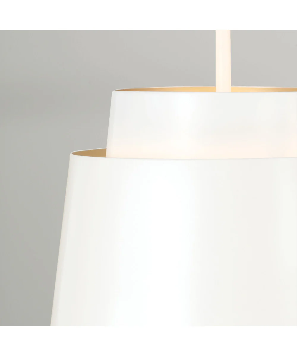 Pratt 1-Light Pendant Matte White - Image 4