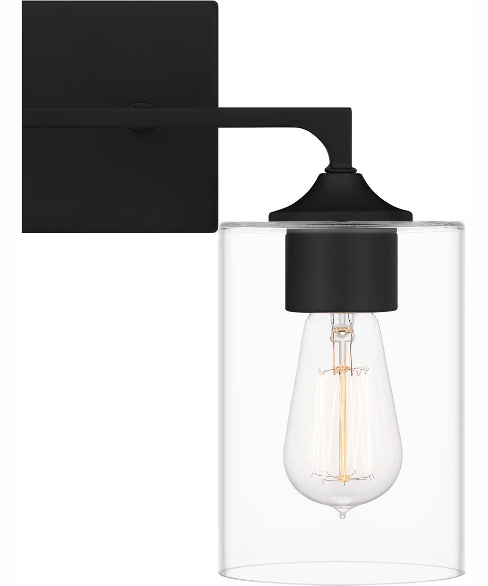 Prescott Medium 2-light Bath Light Matte Black - Image 6