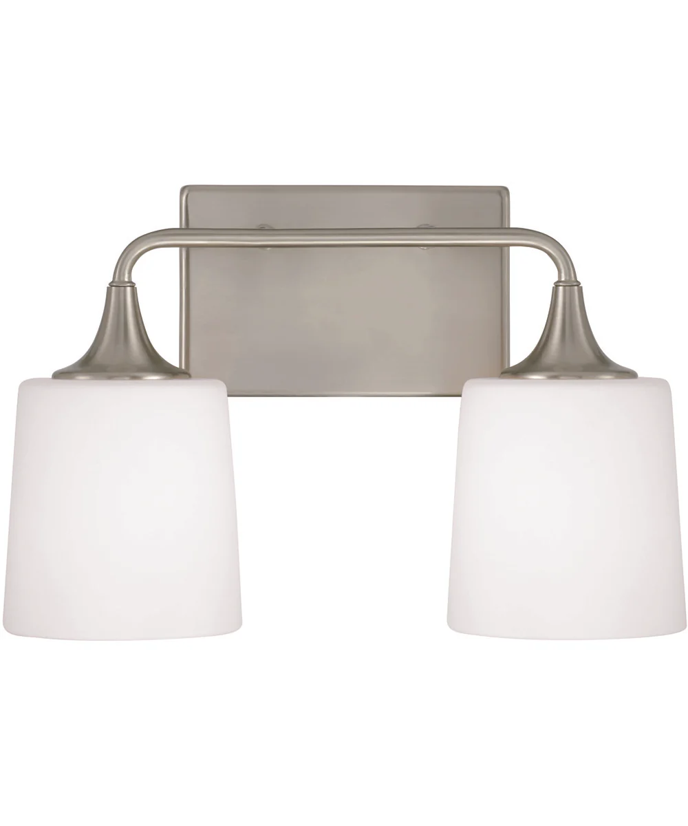 Presley 2-Light Vanity Brushed Nickel - Image 5