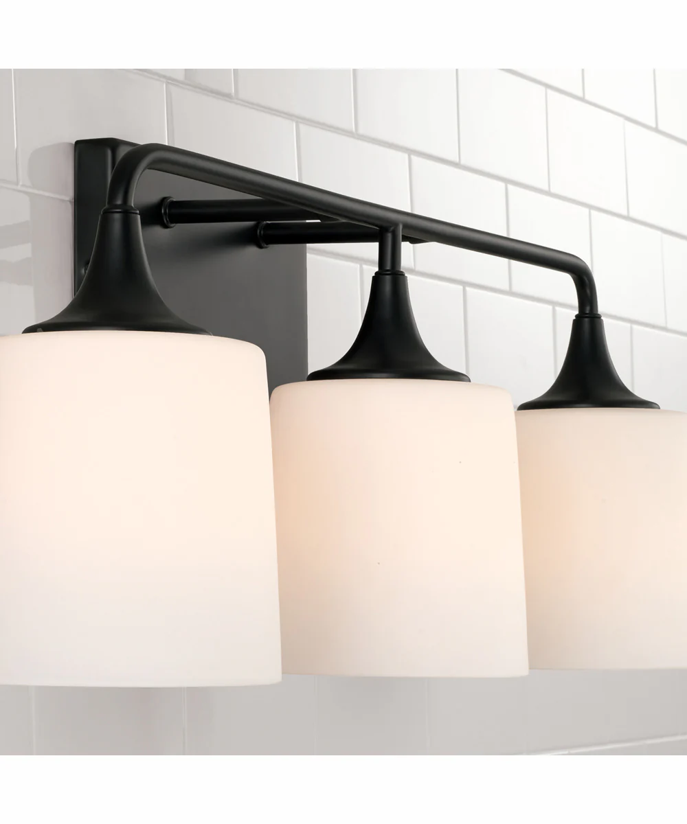 Presley 3-Light Vanity Matte Black - Image 3