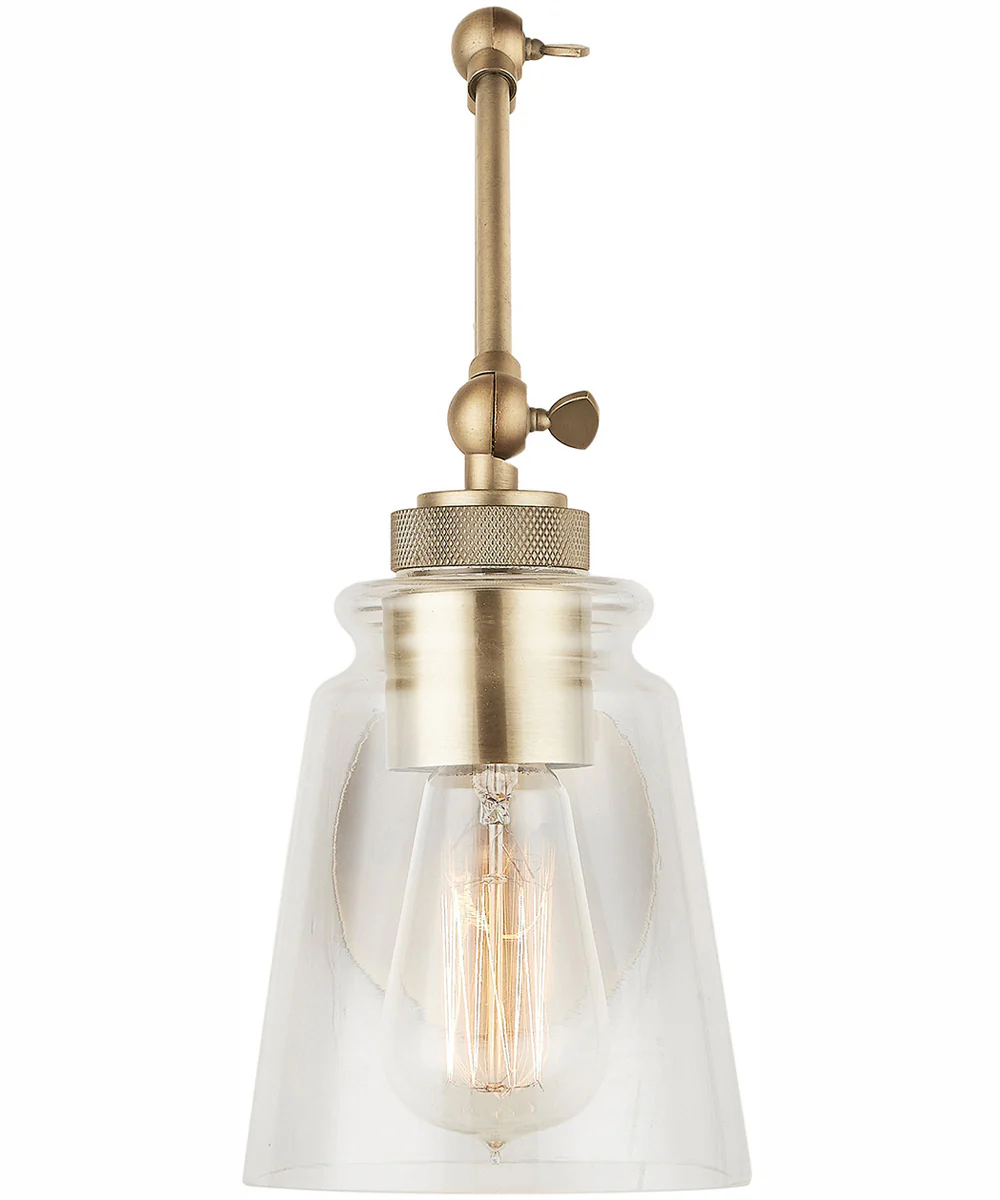 Profile 1-Light Plug In Sconce Aged Brass, 5"W - Image 9