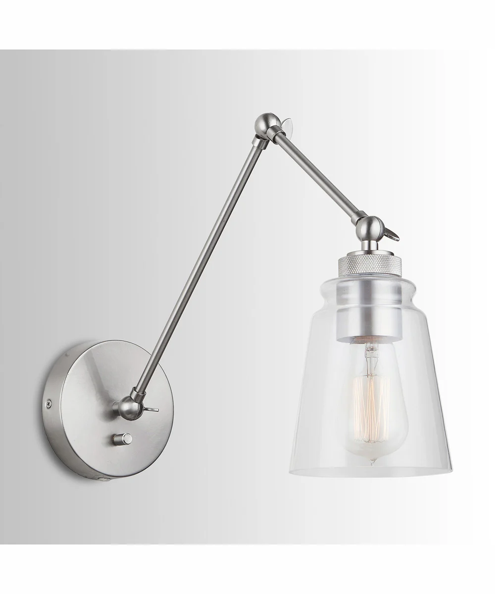 Profile 1-Light Plug In Sconce Brushed Nickel, 5"W - Image 3