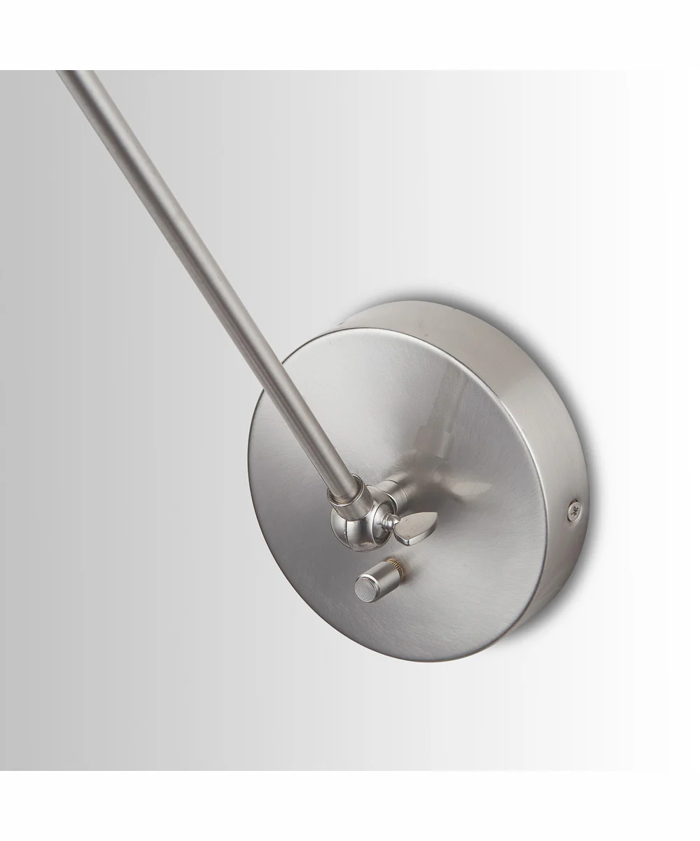 Profile 1-Light Plug In Sconce Brushed Nickel, 5"W - Image 4
