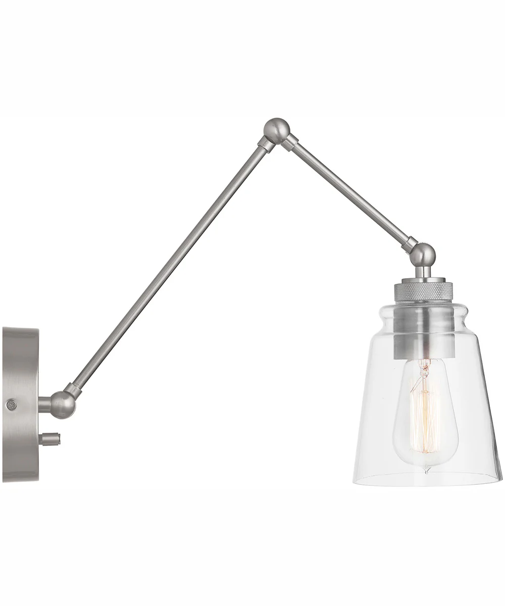Profile 1-Light Plug In Sconce Brushed Nickel, 5"W - Image 5