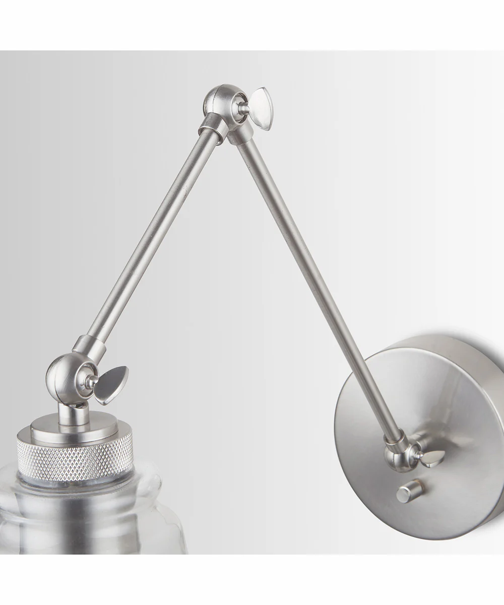 Profile 1-Light Plug In Sconce Brushed Nickel, 5"W - Image 6