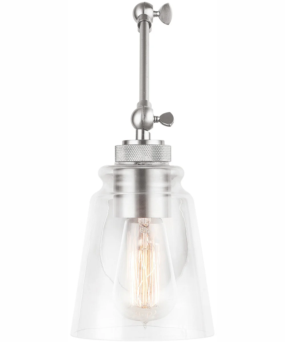Profile 1-Light Plug In Sconce Brushed Nickel, 5"W - Image 9