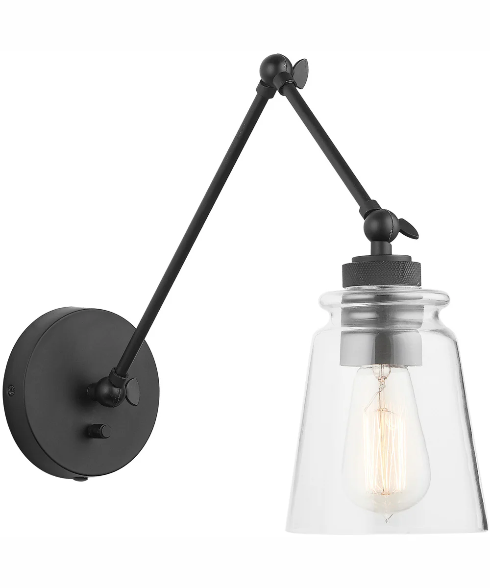 Profile 1-Light Plug In Sconce Matte Black, 5"W - Image 5