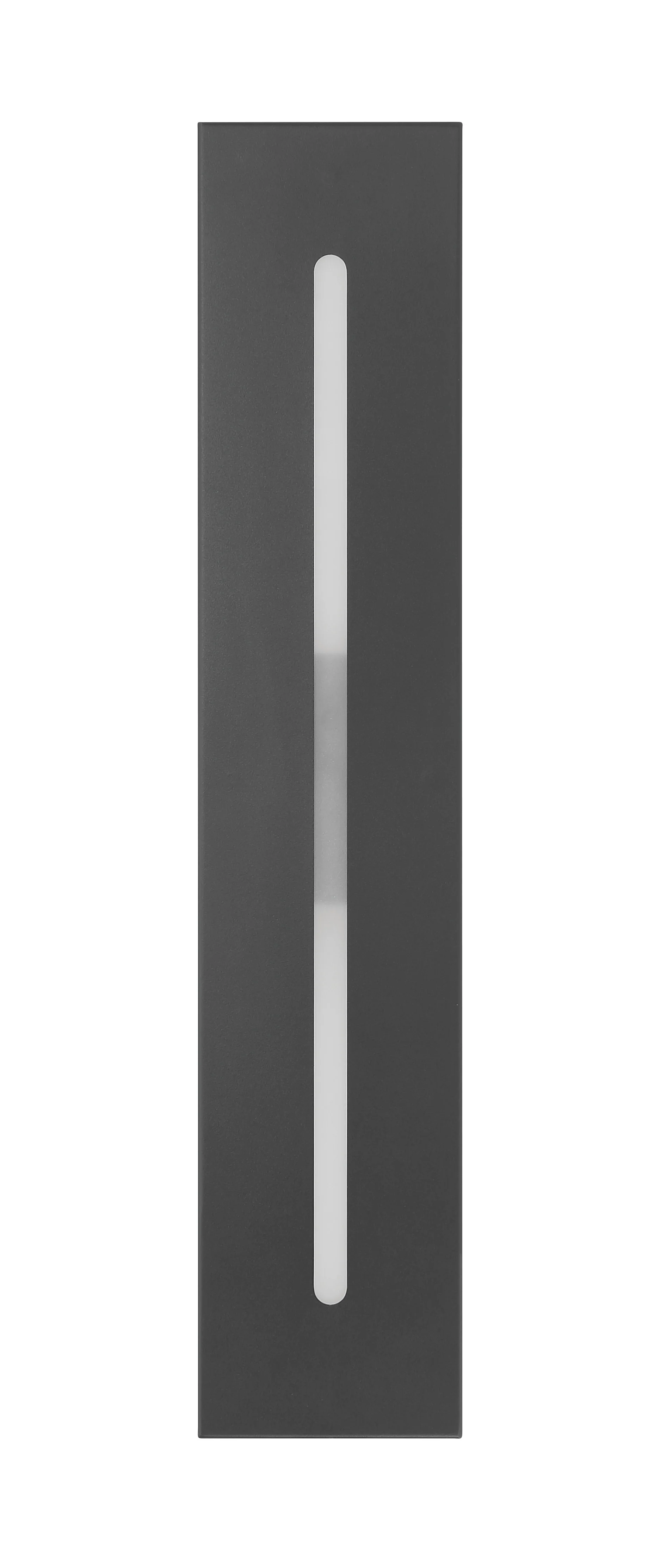 Profiled 1-Light Outdoor Lighting Textured Black