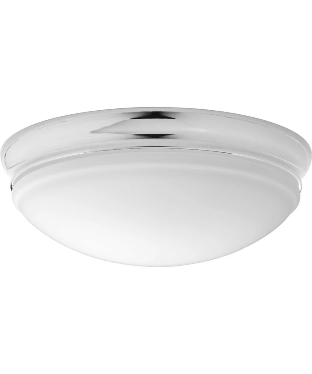 1-Light 13-1/2" LED Flush Mount Polished Chrome