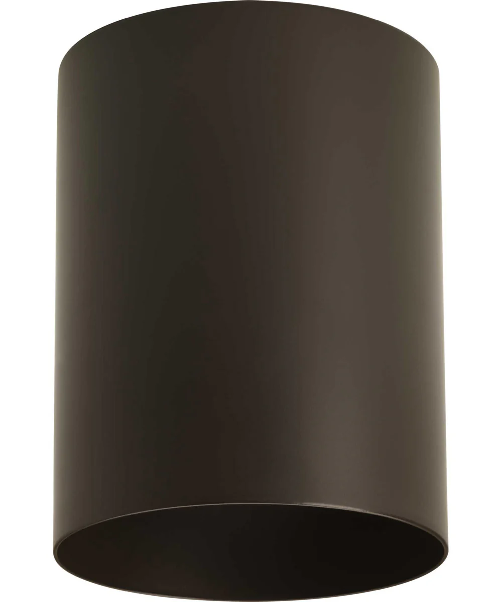 5" Bronze Outdoor Ceiling Mount Cylinder Antique Bronze