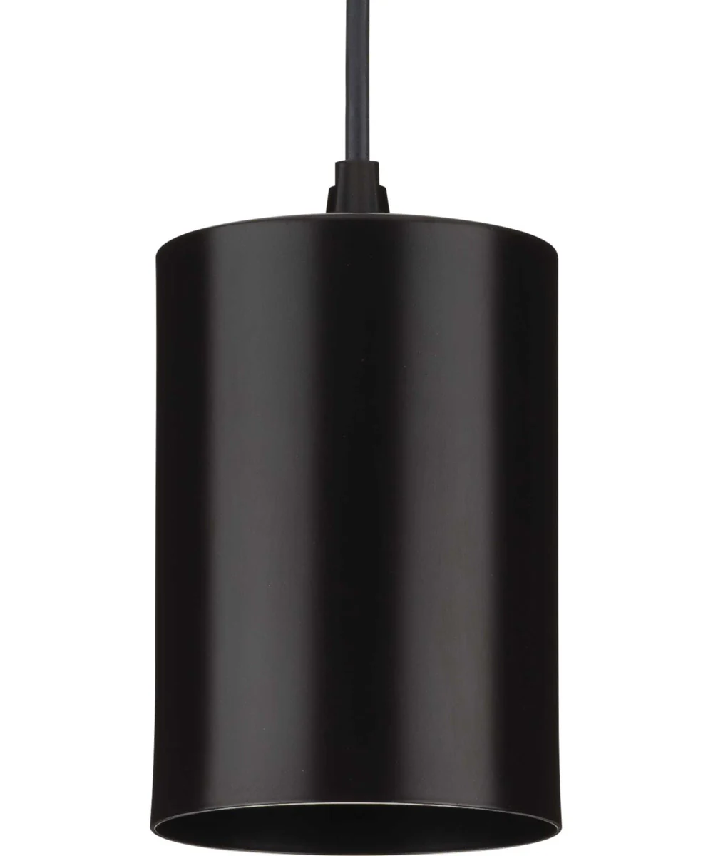 5" LED Outdoor Aluminum Cylinder Cord-Mount Hanging Light Antique Bronze