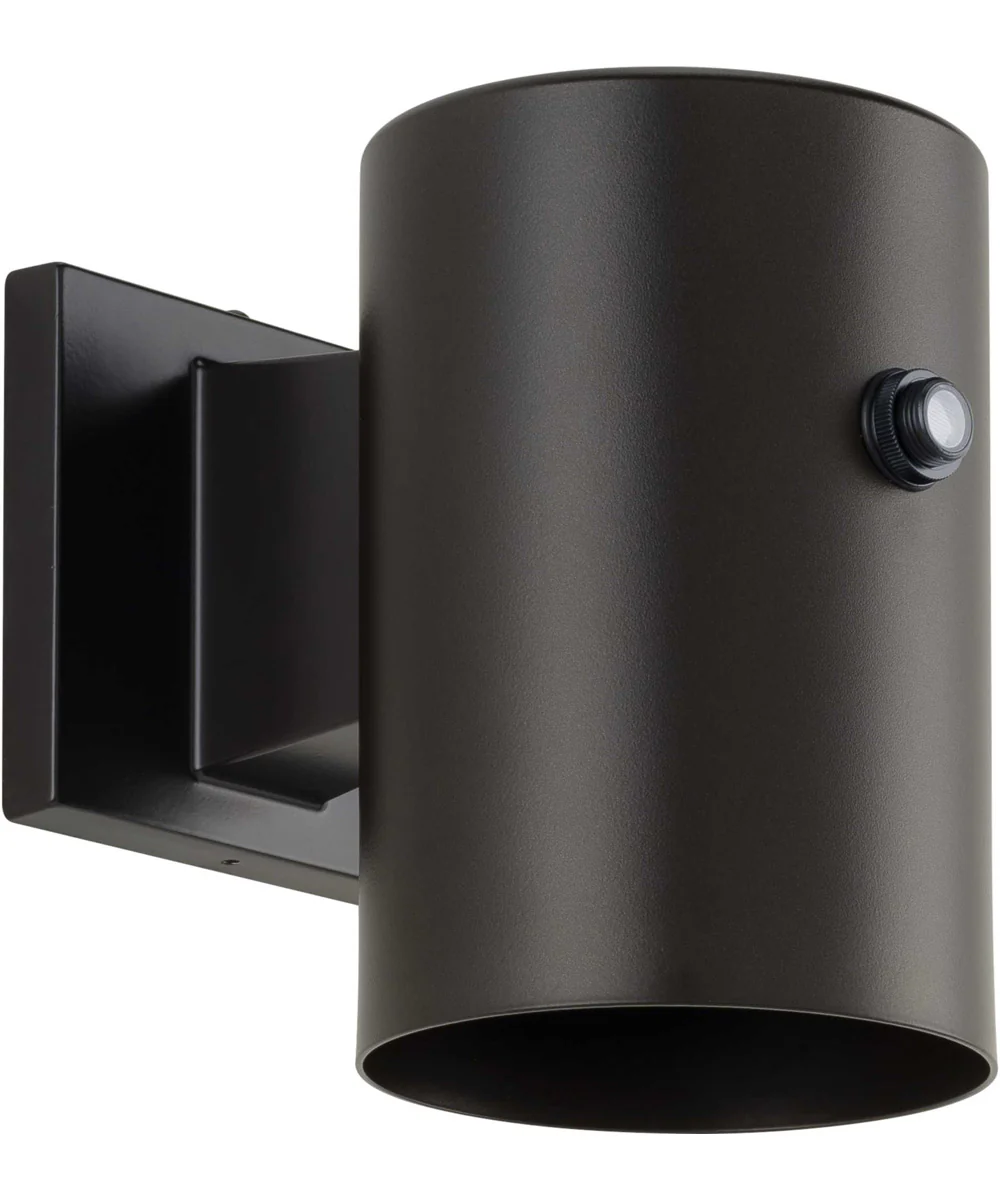 5" LED Outdoor Aluminum Wall Mount Cylinder with Photocell Antique Bronze