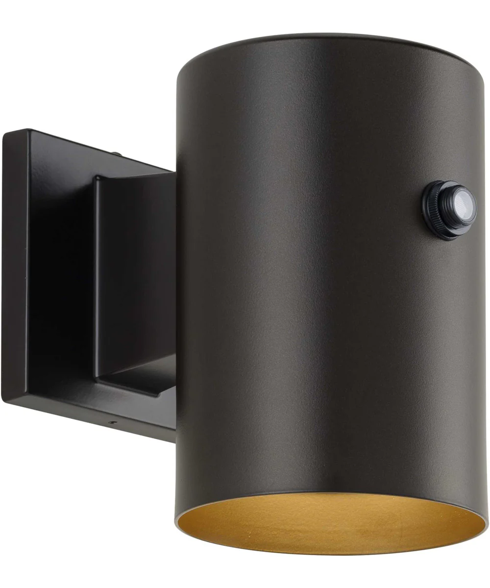 5" LED Outdoor Aluminum Wall Mount Cylinder with Photocell Antique Bronze - Image 2