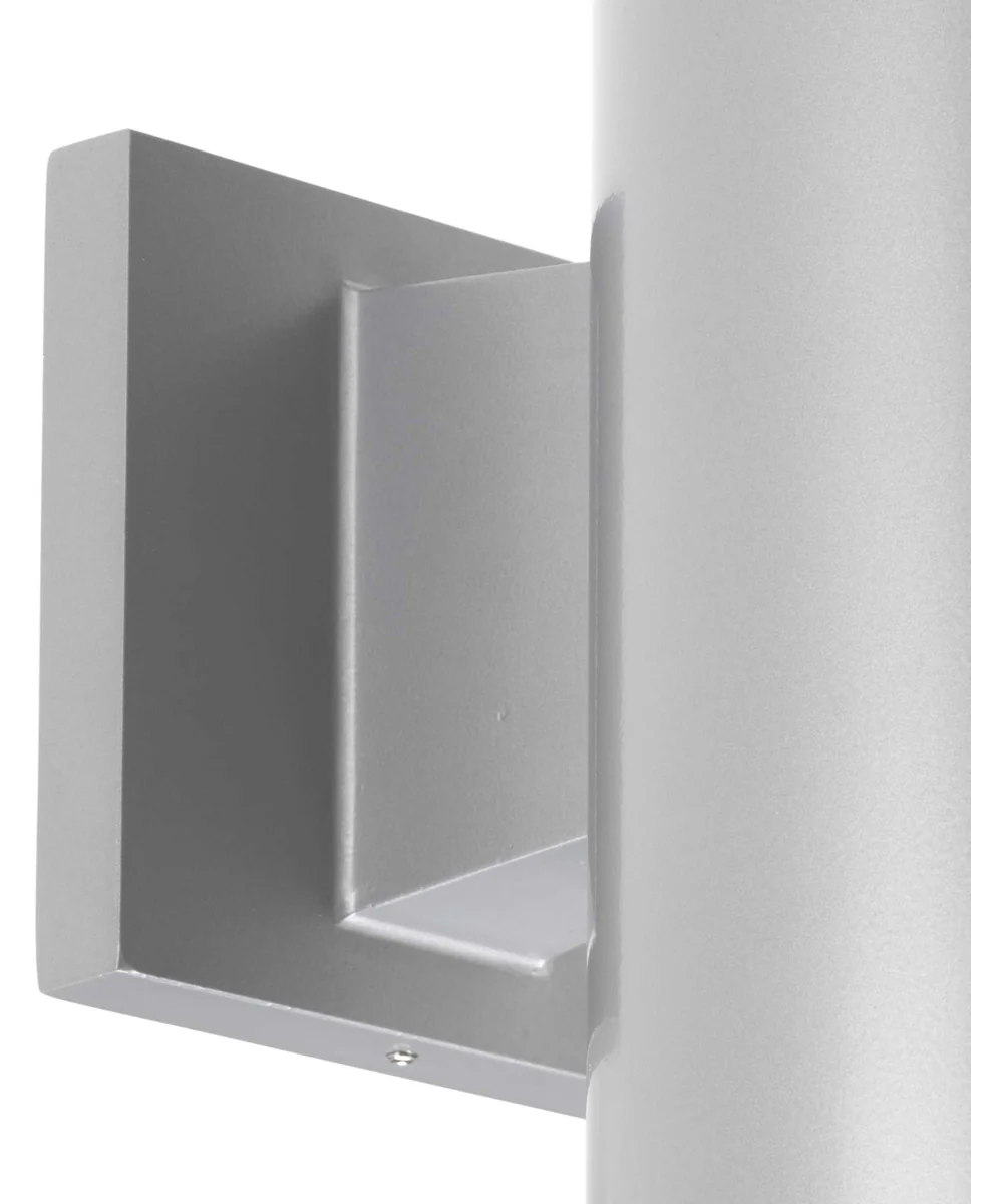 5" LED Outdoor Wall Cylinder Metallic Gray - Image 2