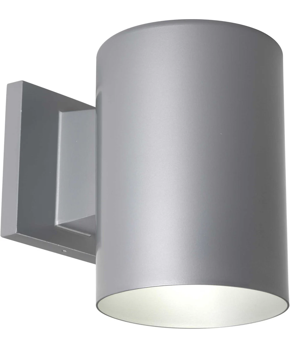5" LED Outdoor Wall Cylinder Metallic Gray - Image 4