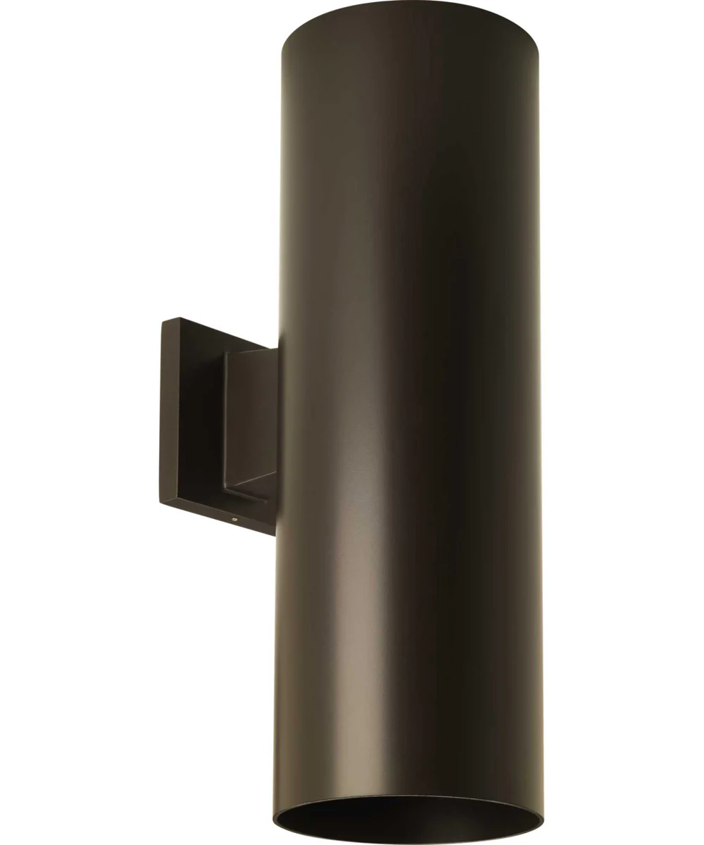 6" Outdoor Up/Down Wall Cylinder Antique Bronze