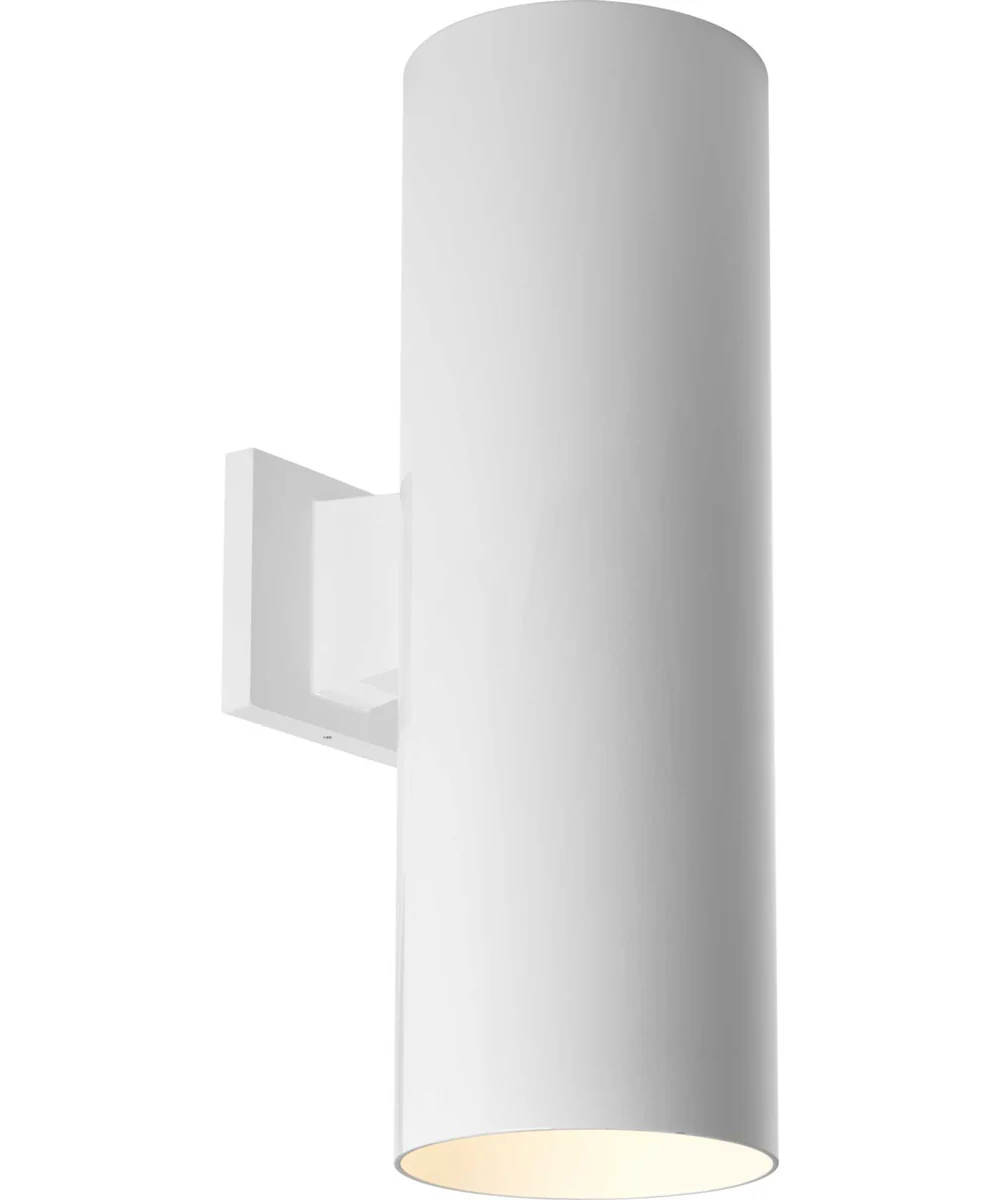 6" Outdoor Up/Down Wall Cylinder White - Image 4