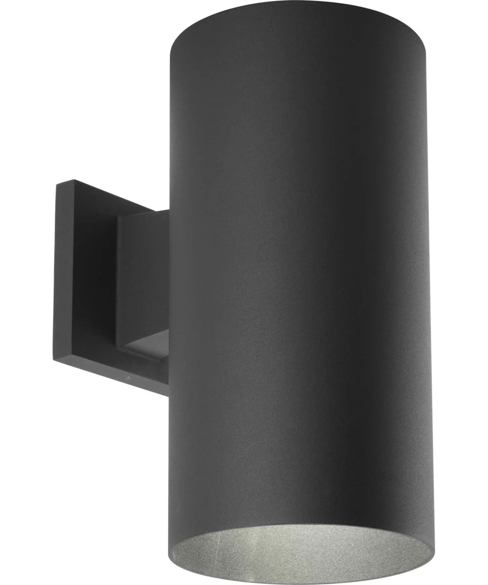 6" Outdoor Wall Cylinder Black - Image 4