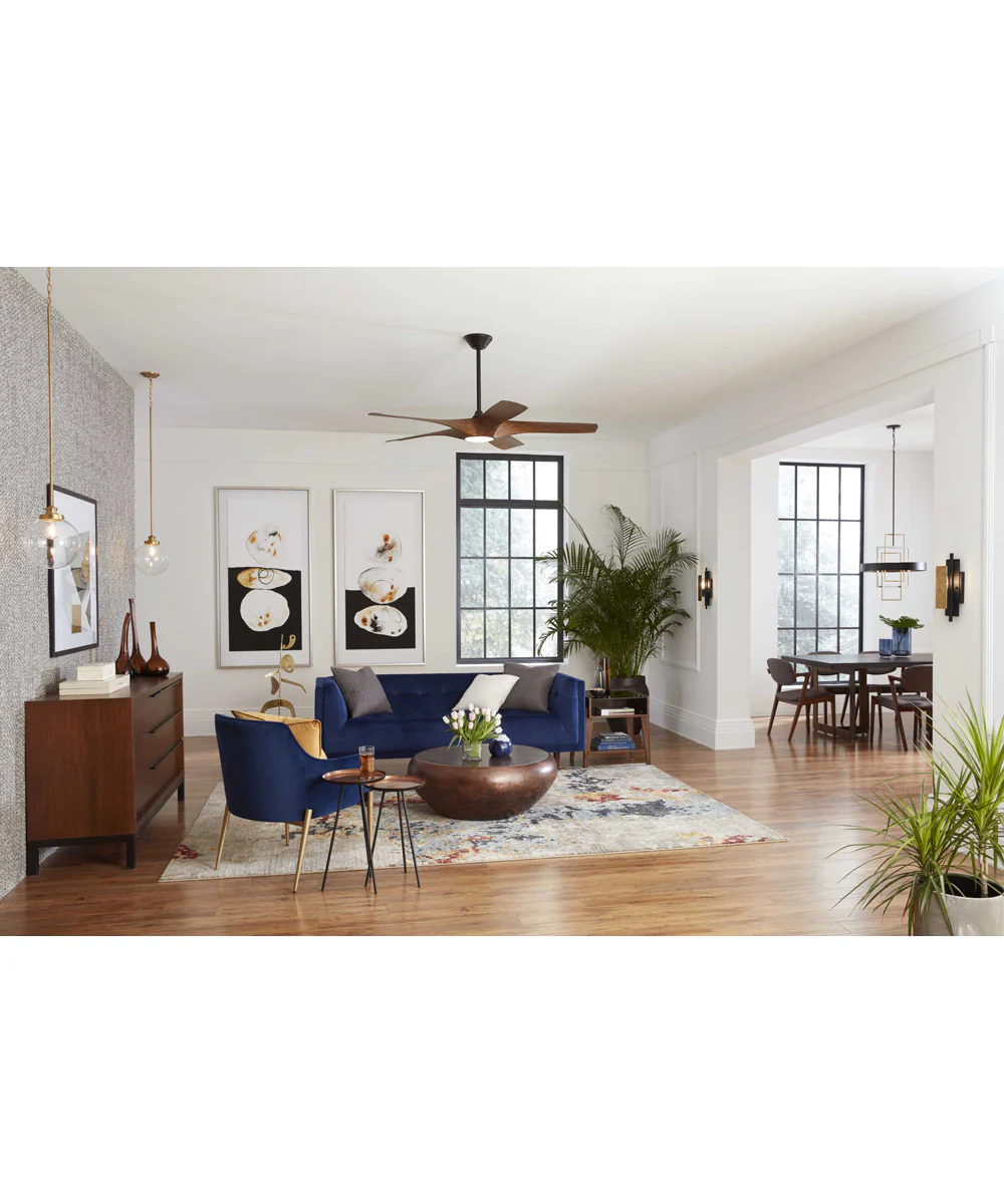 Adagio 6-Light Pendant Matte Black - Image 4
