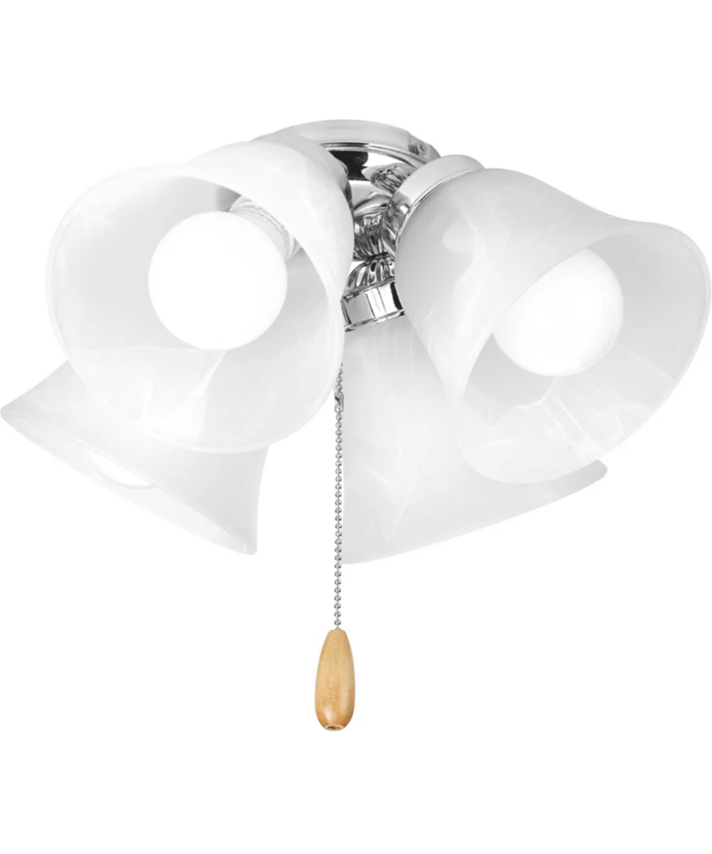 AirPro 4-Light Ceiling Fan Light Polished Chrome