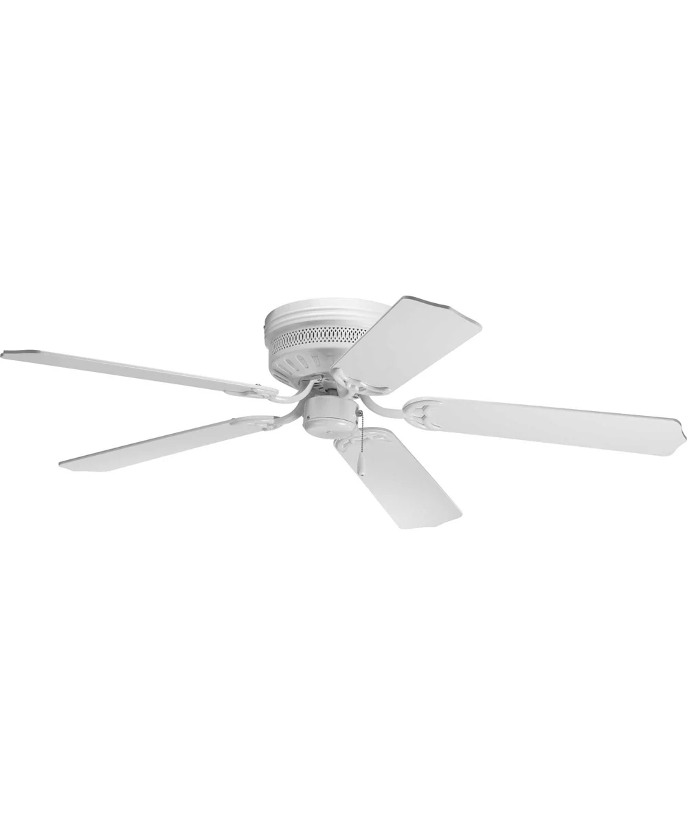 AirPro 52" 5-Blade Hugger Ceiling Fan White