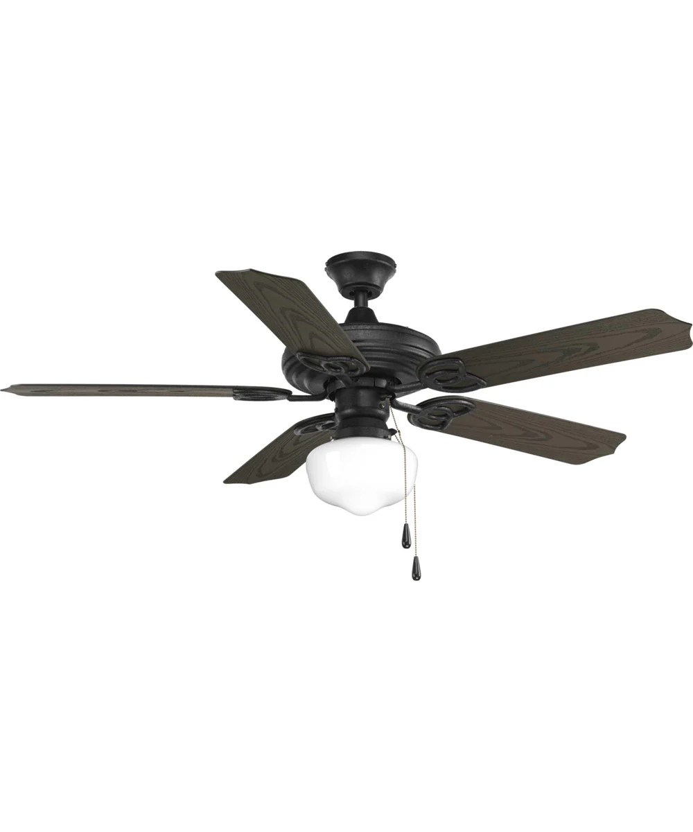 AirPro 52" 5-Blade Indoor/Outdoor Ceiling Fan Forged Black - Image 4