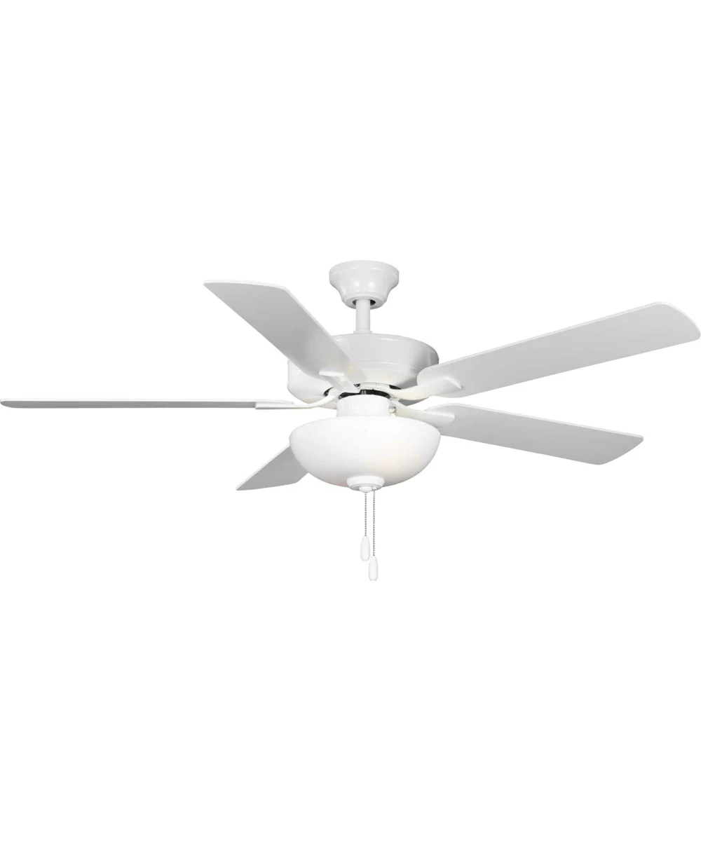 AirPro 52 in. 5-Blade Energy Efficient Rated Ceiling Fan with Light White - Image 6