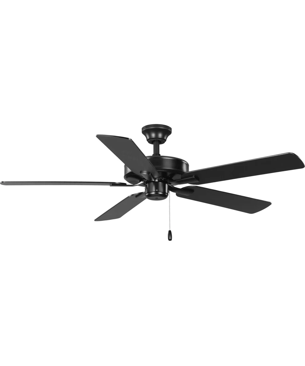 AirPro 52 in. 5-Blade Transitional Ceiling Fan Matte Black - Image 2