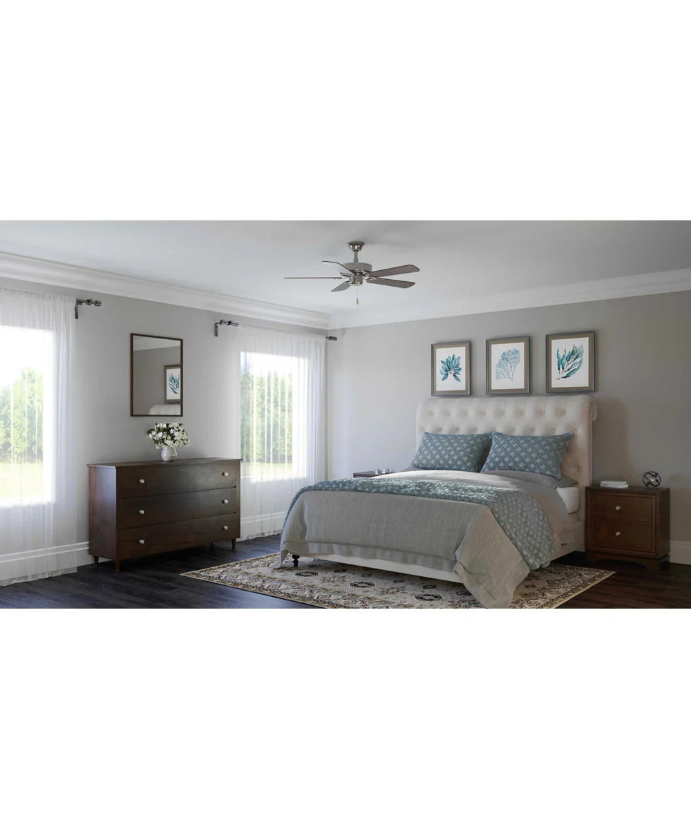 AirPro Builder 42" 5-Blade Ceiling Fan Brushed Nickel - Image 2