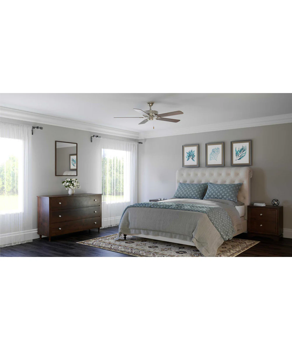 AirPro Builder 52" 5-Blade Ceiling Fan Brushed Nickel - Image 2