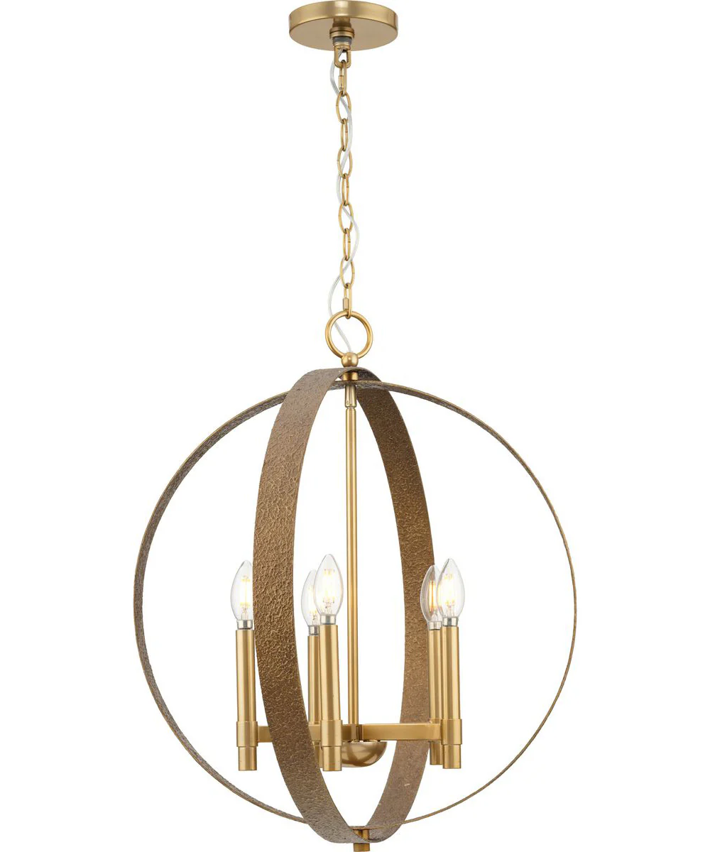 Allegheny 5-Light Pendant Soft Gold - Image 3