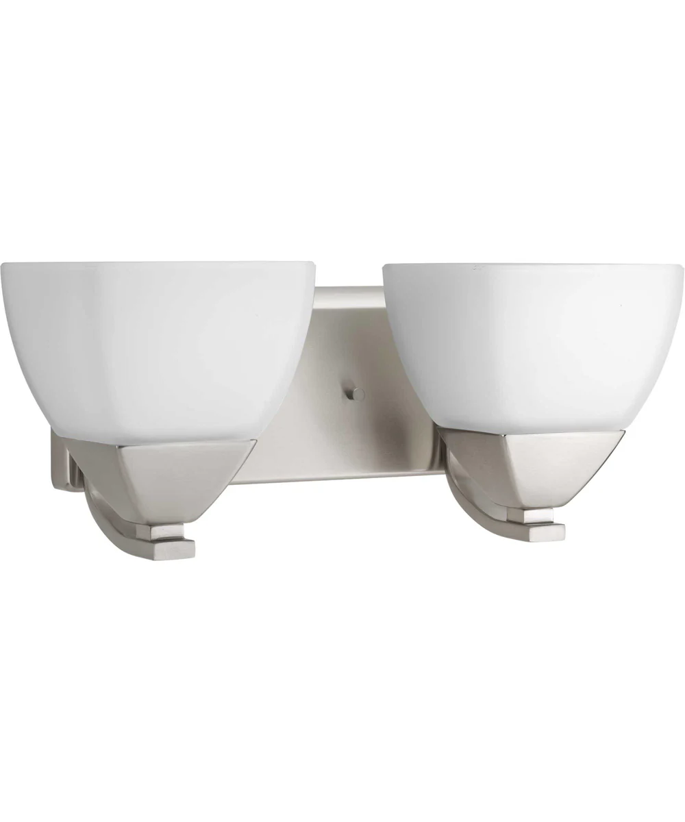 Appeal 2-Light Bath & Vanity Brushed Nickel