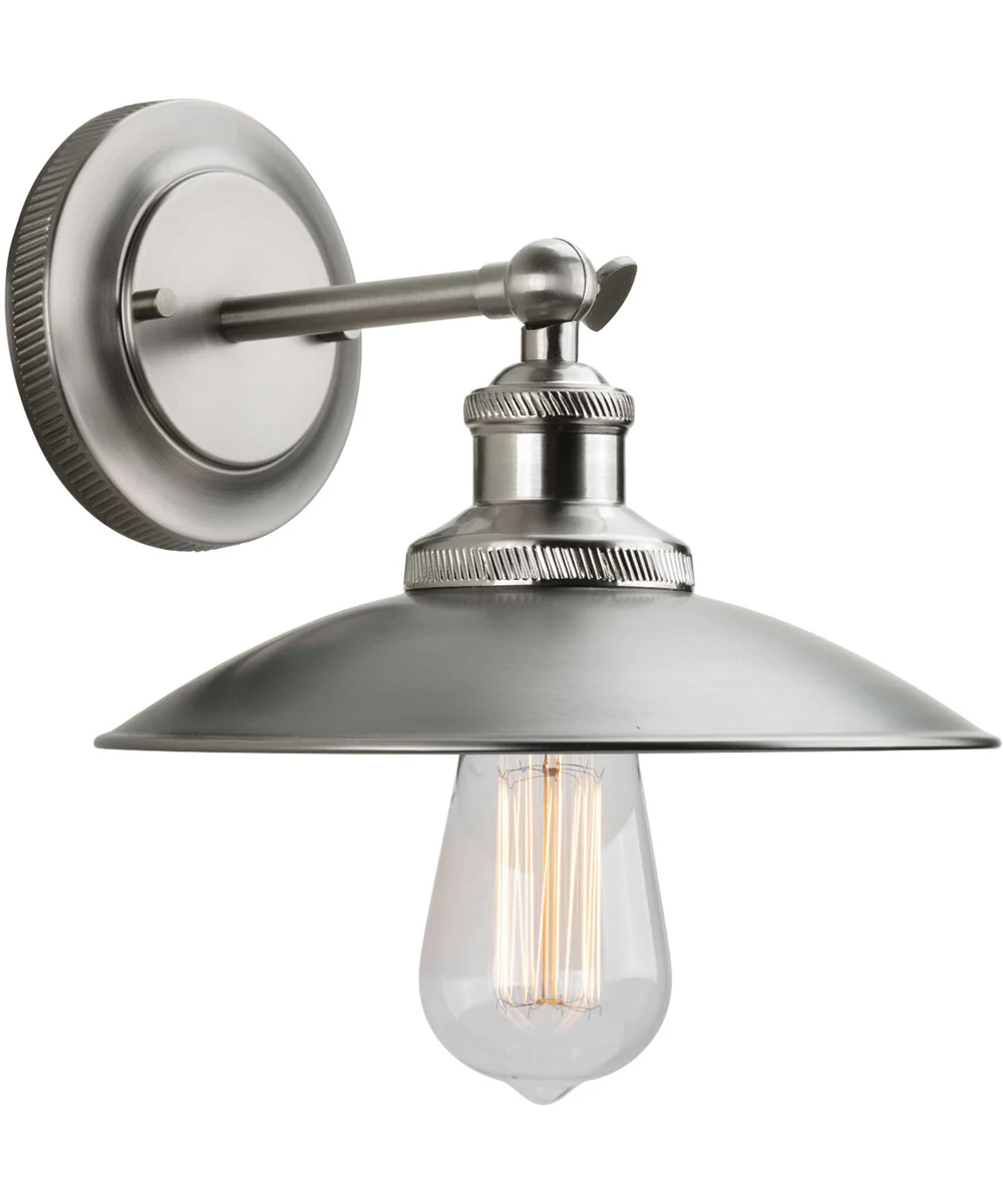 Archives 1-Light Adjustable Swivel Wall Sconce Antique Nickel