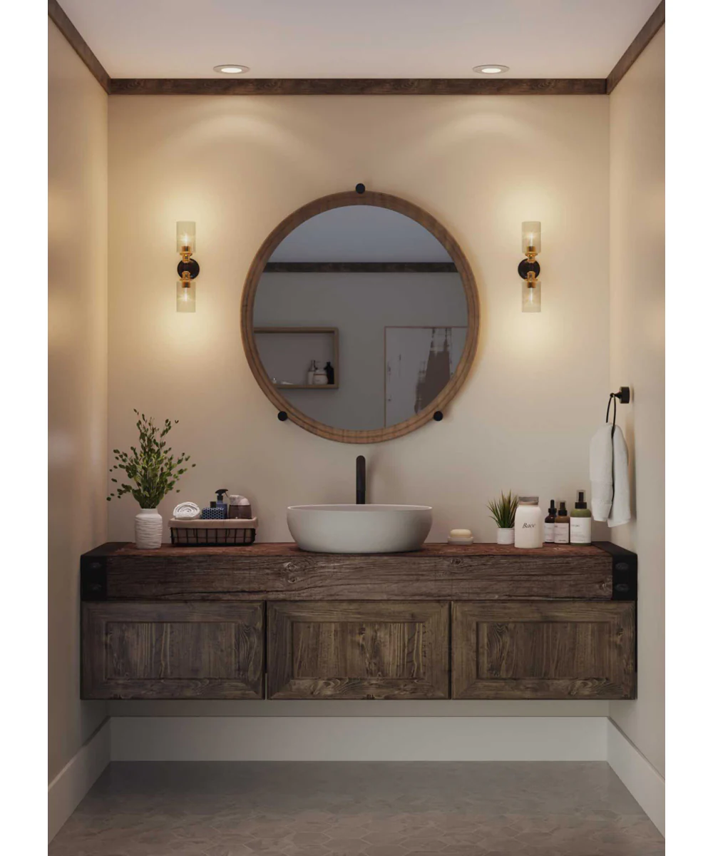Archives 2-Light Bath & Vanity Antique Bronze - Image 2