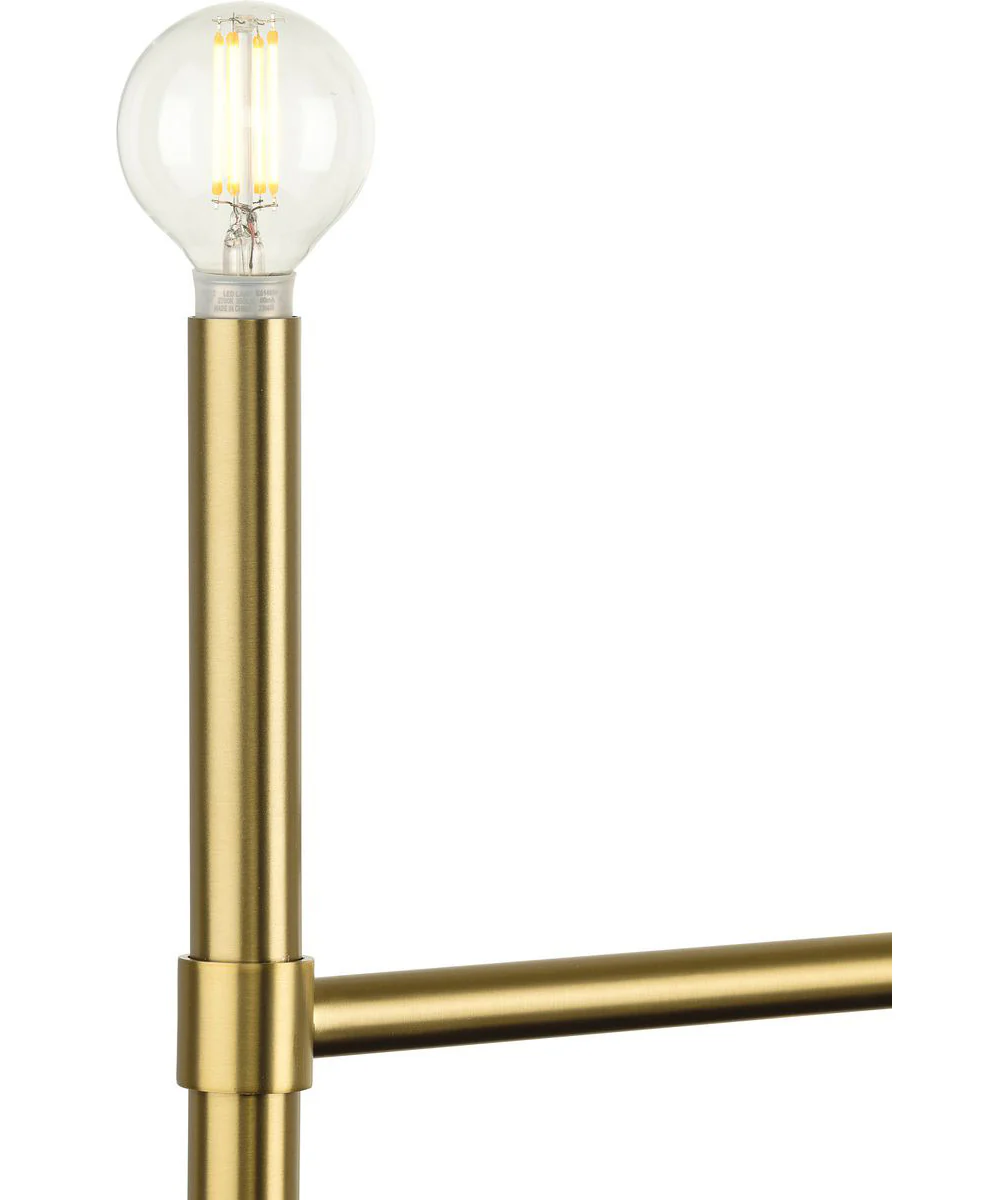 Arya 8-Light Linear Chandelier Brushed Gold - Image 11