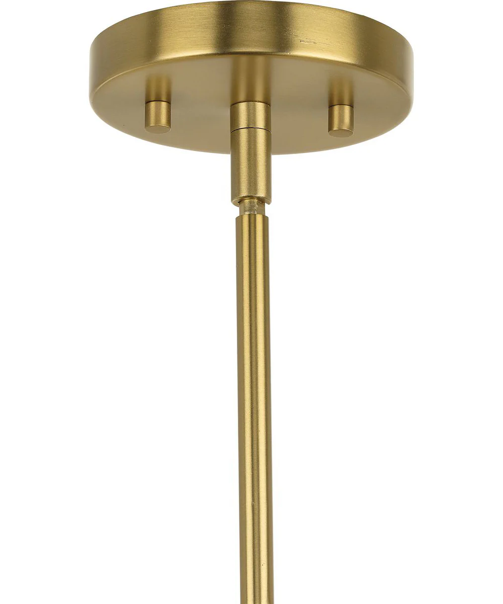 Arya 8-Light Linear Chandelier Brushed Gold - Image 9