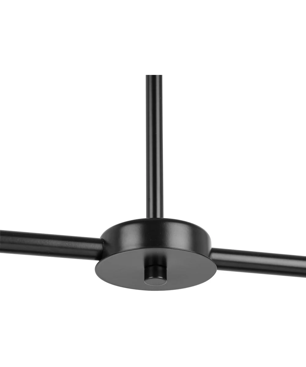 Arya 8-Light Linear Chandelier Matte Black - Image 7