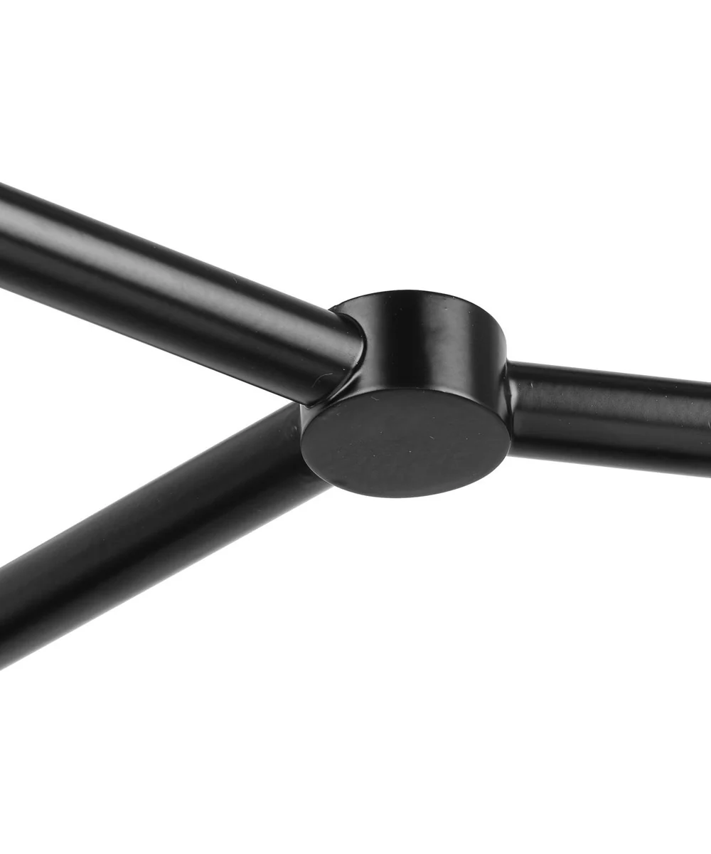 Arya 8-Light Linear Chandelier Matte Black - Image 8