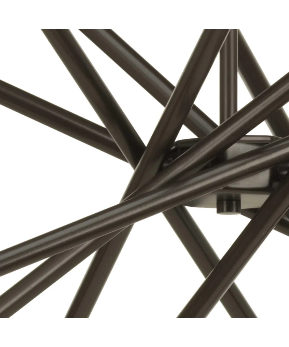 Astra 8-Light Mid-Century Modern Chandelier Light Antique Bronze - Image 9