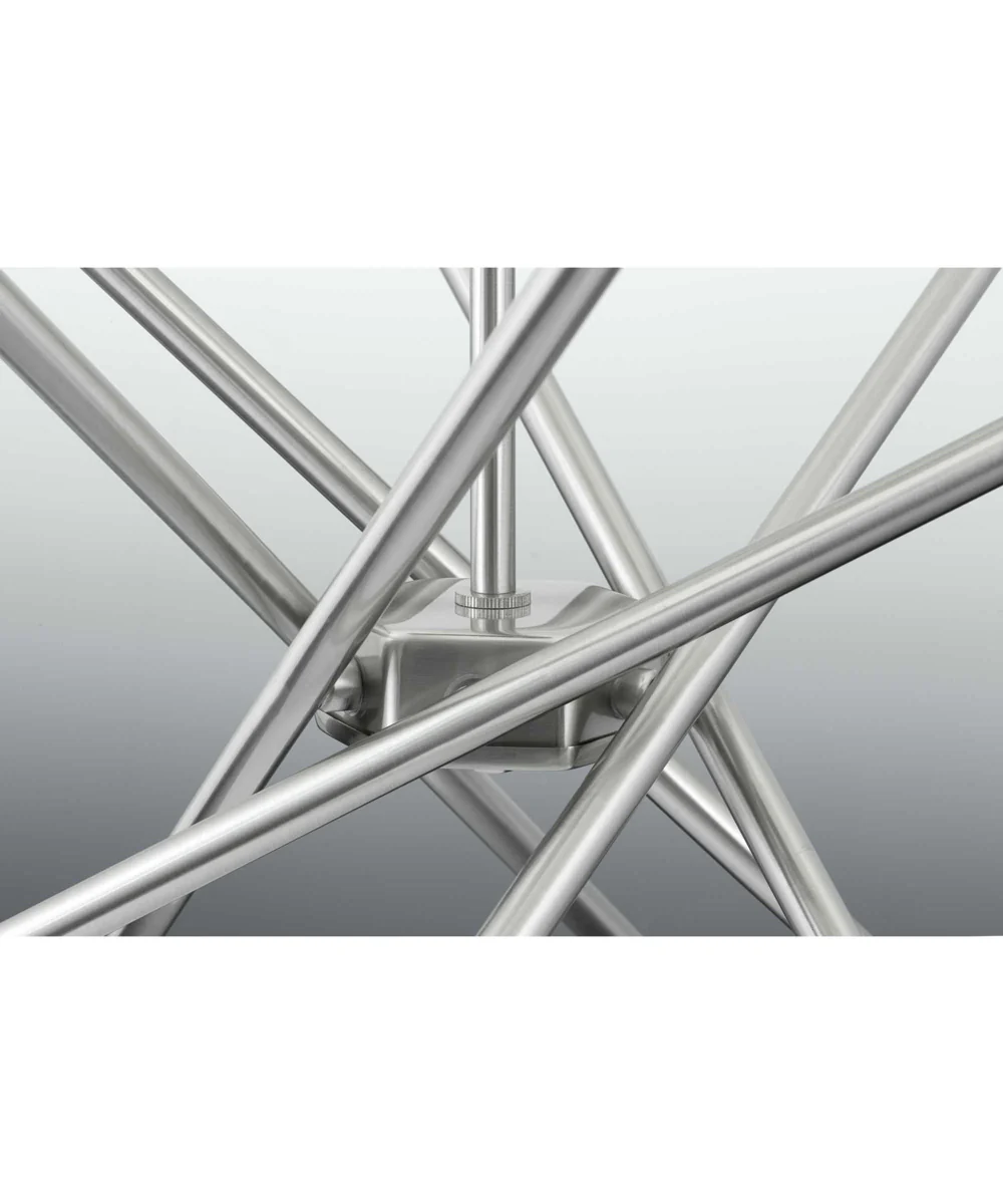 Astra 8-Light Mid-Century Modern Chandelier Light Brushed Nickel - Image 5