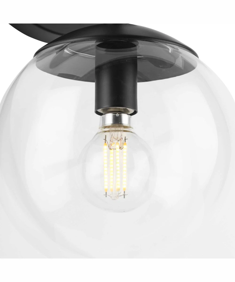 Atwell 2-Light Mid-Century Modern Wall Sconce Matte Black - Image 6